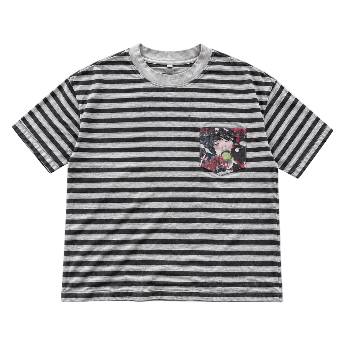 STRIPPED TEE